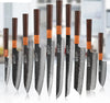 Damascus steel chef knife 10pcs